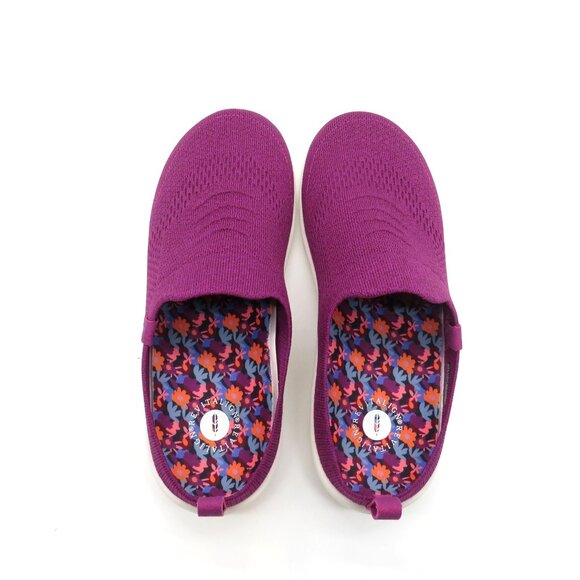 Revitalign Women's Purple Slip-On Shoes Floral Insole Cushioned 9.5 NEW - Picture 6 of 8